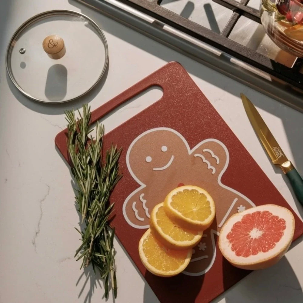 Thyme‎ & Table Holiday Gingerbread Cutting Board Set 3 Christmas